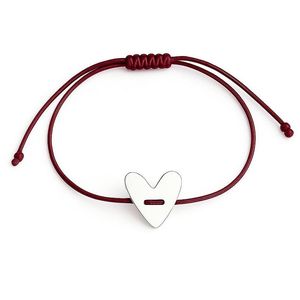 دستبند نقره زنانه مدل عشق طرح قلب کد 03